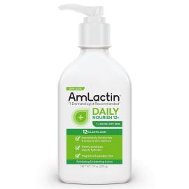 Amlactin Daily Nourish 12% Exfoliating & Hydrating Lotion - 12% Lactic Acid - 225g (7.9oz)