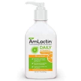 Amlactin Daily Vitamin C Exfoliating & Hydrating Lotion - 7% Lactic Acid - 225g (7.9oz)