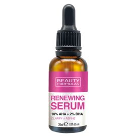 Beauty Formulas Renewing Serum 10% AHA + 2% BHA - 30ml