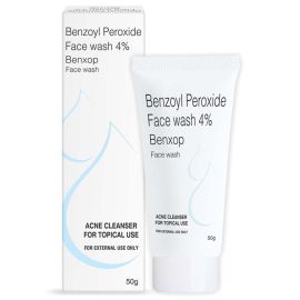 Benxop Benzoyl Peroxide 4% Face Wash - 50g