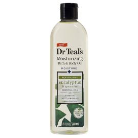 Dr Teal's Moisturizing Bath & Body Oil - Eucalyptus & Spearmint - 260ml (8.8oz)