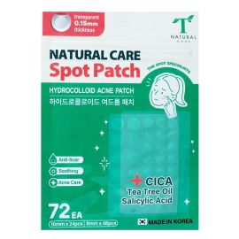 T Natural Care Spot Patch - Cica, Tea Tree Oil & Salicylic Acid - 72 Patches