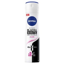 Nivea Black & White Invisible Clear Anti-Perspirant Spray - 200ml
