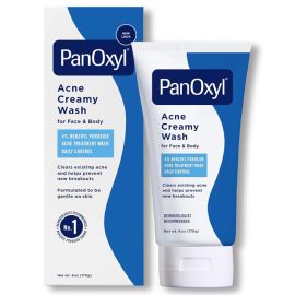 PanOxyl Acne Creamy Wash - Benzoyl Peroxide 4% - 170g (6oz)