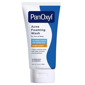 PanOxyl Acne Foaming Wash - Benzoyl Peroxide 10% - 156g (5.5oz)