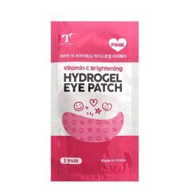 T Natural Care Vitamin C Brightening Hydrogel Eye Patch - Pink - 1 Pair